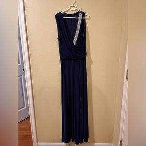 Dark Blue Long Romper